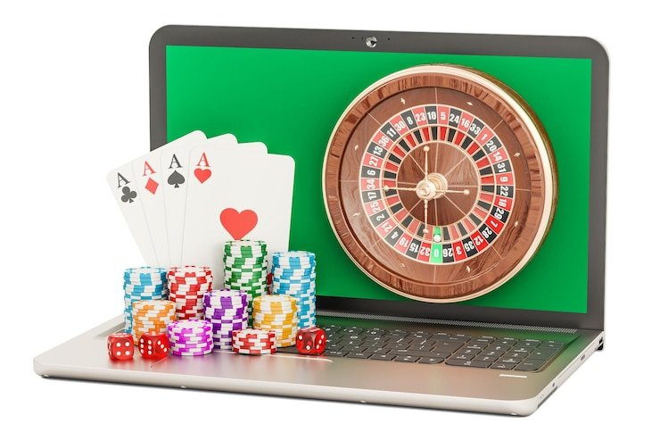 Tampilan kasino langsung dan slot online di platform citawin